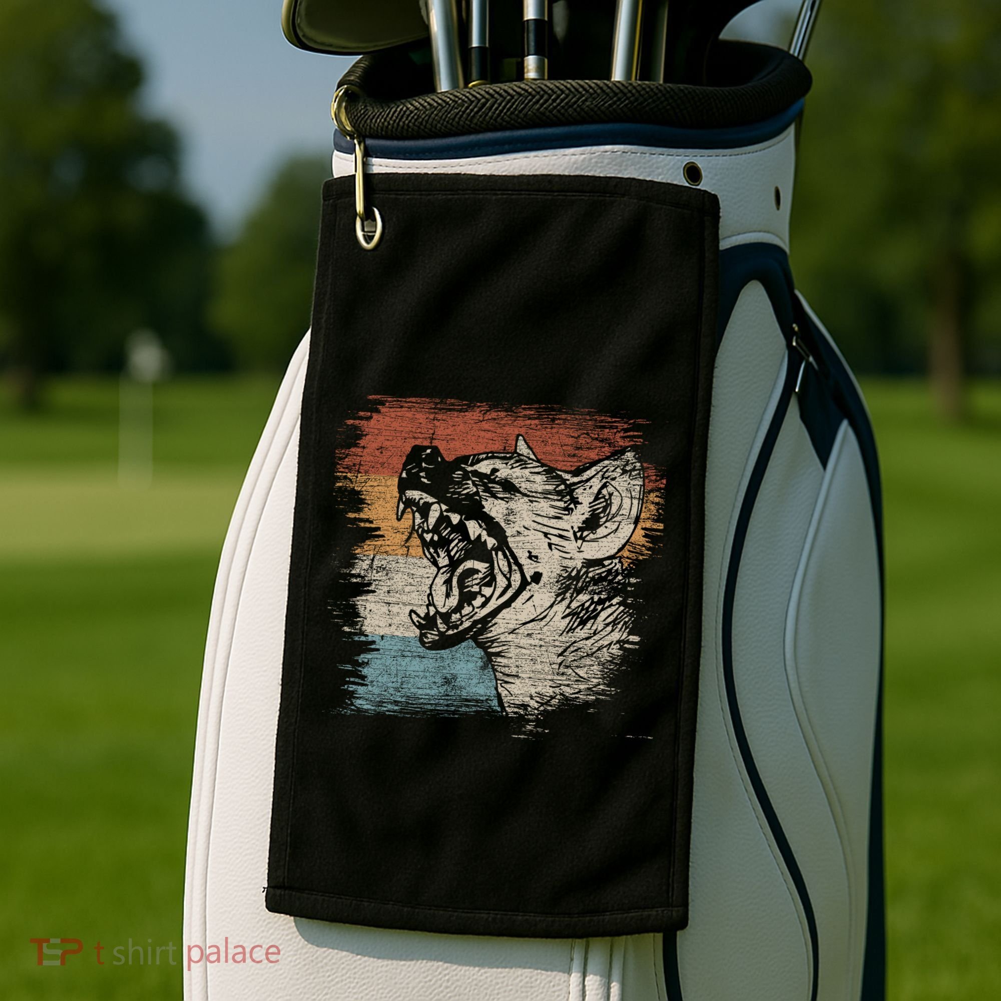 Laughing Hyena Meaningful Gift Golf Towel