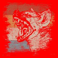 Laughing Hyena Meaningful Gift Santa Hat thumb 1
