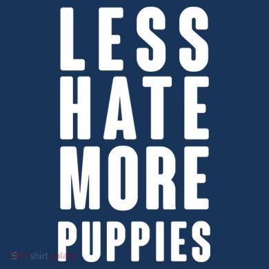 Less Hate More Puppies Toddler Zip Fleece Hoodie