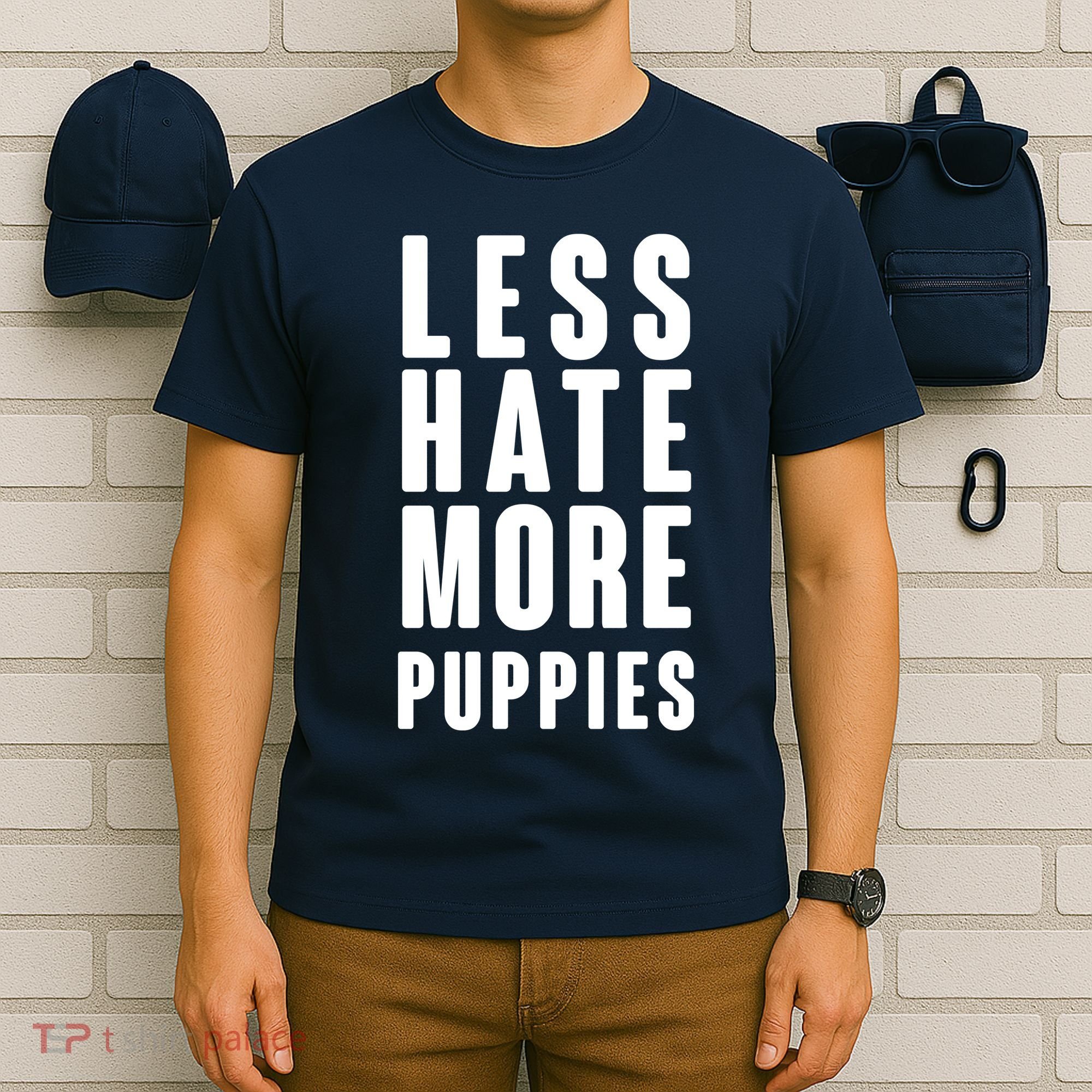 Less Hate More Puppies T-Shirt