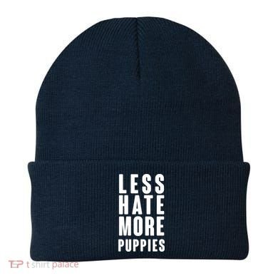 Less Hate More Puppies Beanie