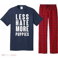 Less Hate More Puppies Pajama Set thumb 0