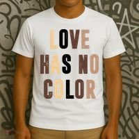 Love Has No Color Black History T-Shirt thumb 3