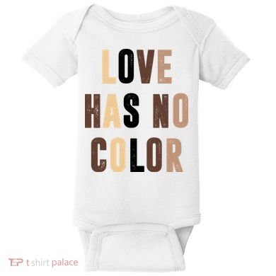 Love Has No Color Black History Baby Bodysuit