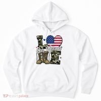 Love Heart Our Veterans Support Veterans Hoodie thumb 0