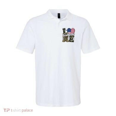 Love Heart Our Veterans Support Veterans Polo