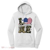 Love Heart Our Veterans Support Veterans Women's Hoodie thumb 0