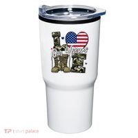 Love Heart Our Veterans Support Veterans Tumbler thumb 0