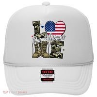 Love Heart Our Veterans Support Veterans Hat thumb 0