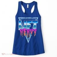 Lift Heavy Old School Retro 80's Golden Era Bodybuilding Gym Gift Women's Tank Top thumb 0