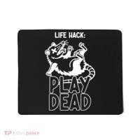 Life Hack Play Dead Funny Opossum Meme Mousepad thumb 0