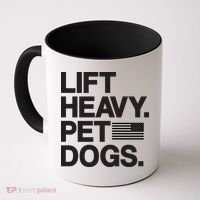 Lift Heavy Pet Dogs Coffee Mug thumb 0
