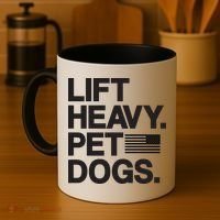 Lift Heavy Pet Dogs Coffee Mug thumb 4