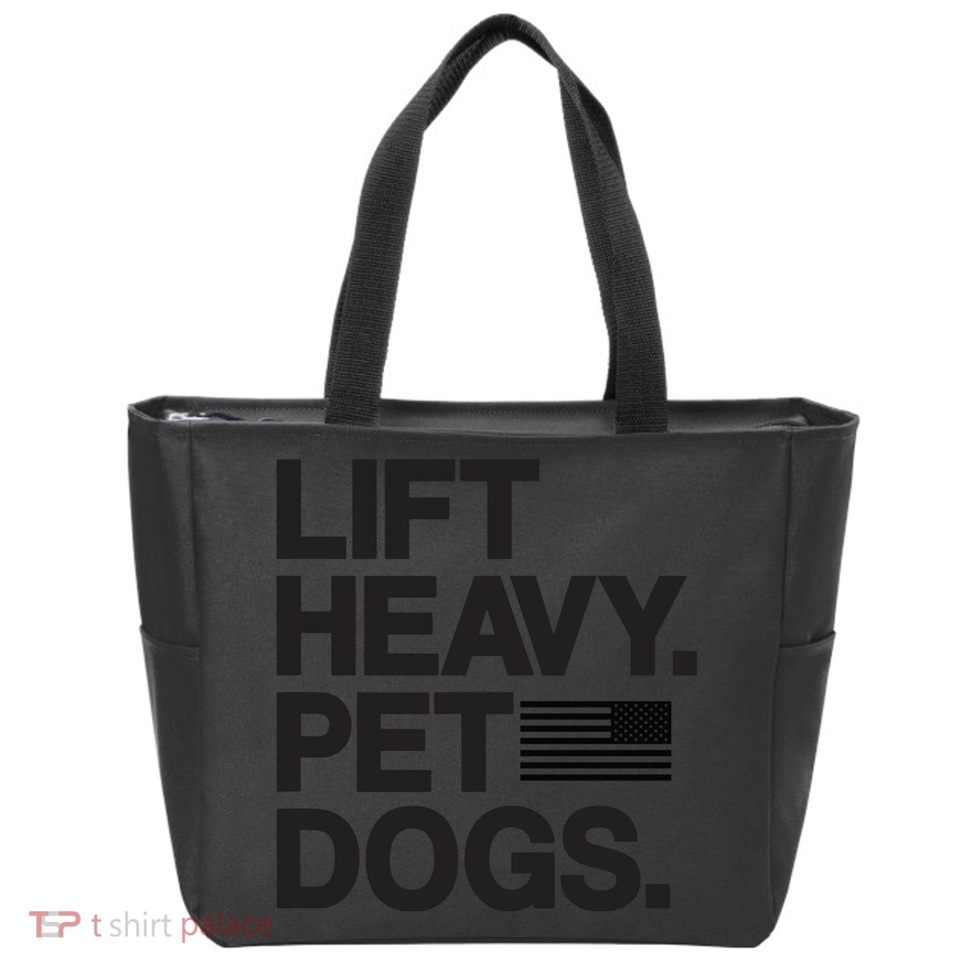Lift Heavy Pet Dogs Tote Bag