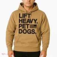Lift Heavy Pet Dogs Hoodie thumb 2