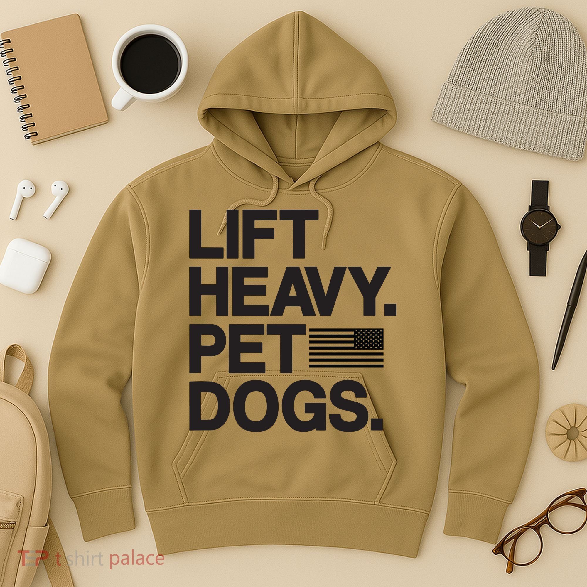 Lift Heavy Pet Dogs Hoodie