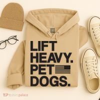 Lift Heavy Pet Dogs Hoodie thumb 4