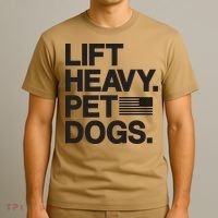Lift Heavy Pet Dogs T-Shirt thumb 3