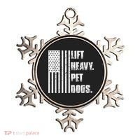 Lift Heavy Pet Dogs Funny Gift Weightlifting Gift Ornament thumb 0