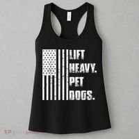 Lift Heavy Pet Dogs Funny Gift Weightlifting Gift Women's Tank Top thumb 3