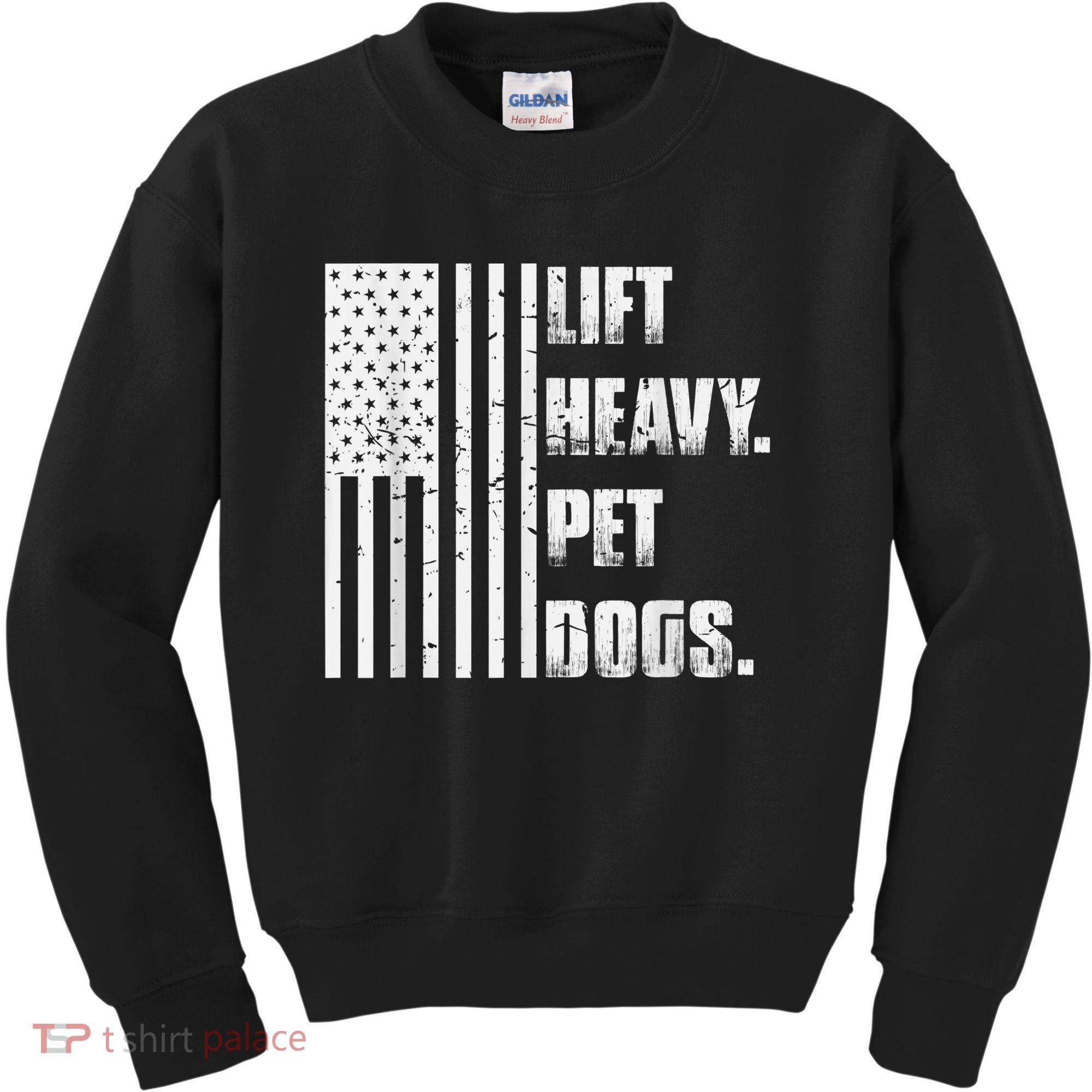 Lift Heavy Pet Dogs Funny Gift Weightlifting Gift Kids Sweatshirt