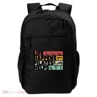 Life Happens Pilates Helps For Pilates Lover Gift Backpack thumb 0