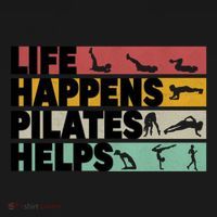 Life Happens Pilates Helps For Pilates Lover Gift Women's Hoodie thumb 2