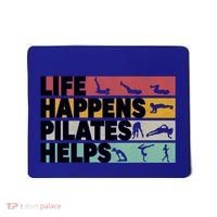 Life Happens Pilates Helps For Pilates Lover Gift Mousepad thumb 0