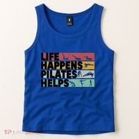 Life Happens Pilates Helps For Pilates Lover Gift Tank Top thumb 2