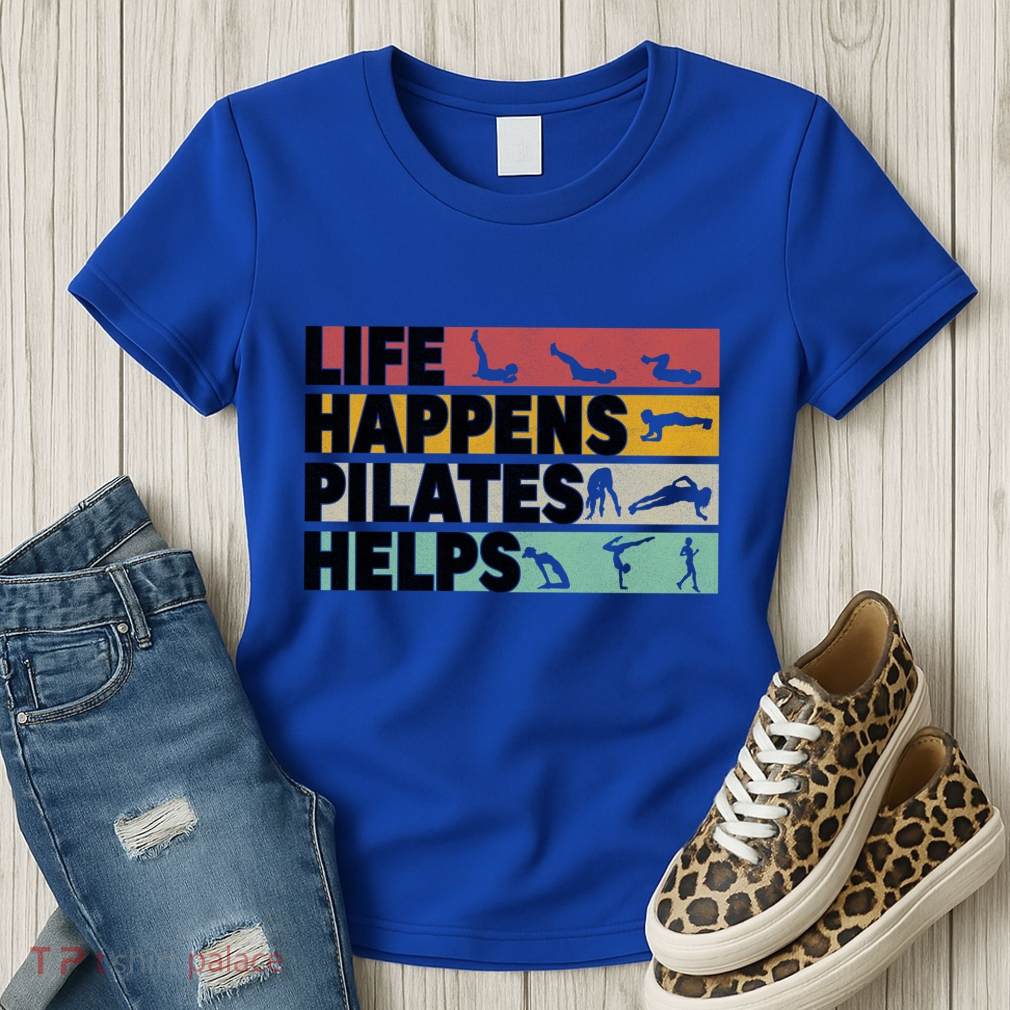 Life Happens Pilates Helps For Pilates Lover Gift Women's T-Shirt