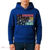 Life Happens Pilates Helps For Pilates Lover Gift Kids Hoodie thumb 4