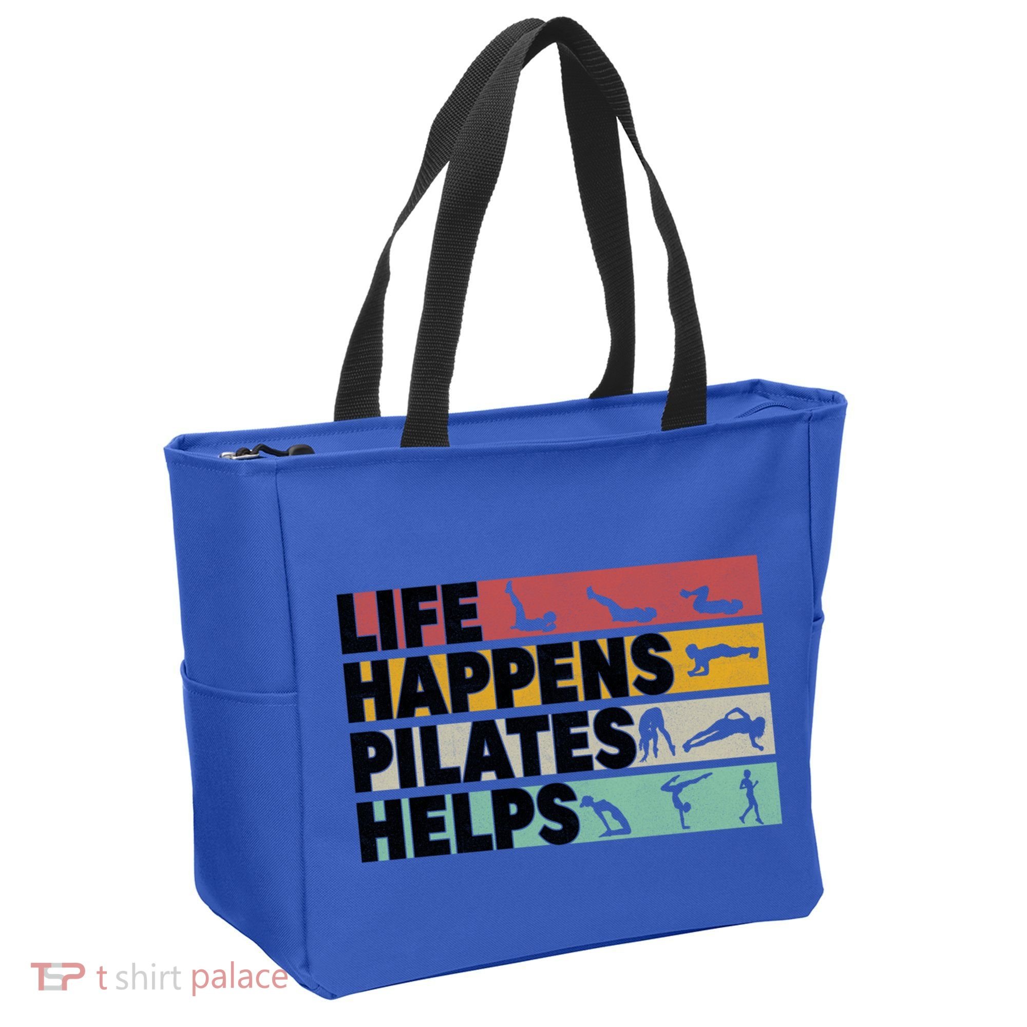 Life Happens Pilates Helps For Pilates Lover Gift Tote Bag