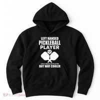 Left Handed Pickleball Player Hoodie thumb 0