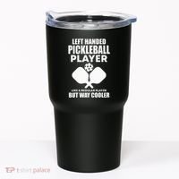 Left Handed Pickleball Player Tumbler thumb 0