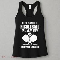 Left Handed Pickleball Player Women's Tank Top thumb 3