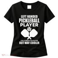 Left Handed Pickleball Player Women's T-Shirt thumb 0