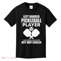 Left Handed Pickleball Player Kids T-Shirt thumb 0