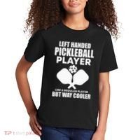 Left Handed Pickleball Player Kids T-Shirt thumb 2