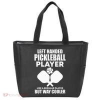 Left Handed Pickleball Player Tote Bag thumb 0
