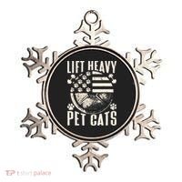 Lift Heavy Pet Cats Weightlifting Cat Weight Lifting Ornament thumb 0