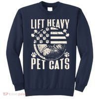 Lift Heavy Pet Cats Weightlifting Cat Weight Lifting Sweatshirt thumb 0