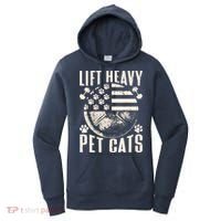 Lift Heavy Pet Cats Weightlifting Cat Weight Lifting Women's Hoodie thumb 0
