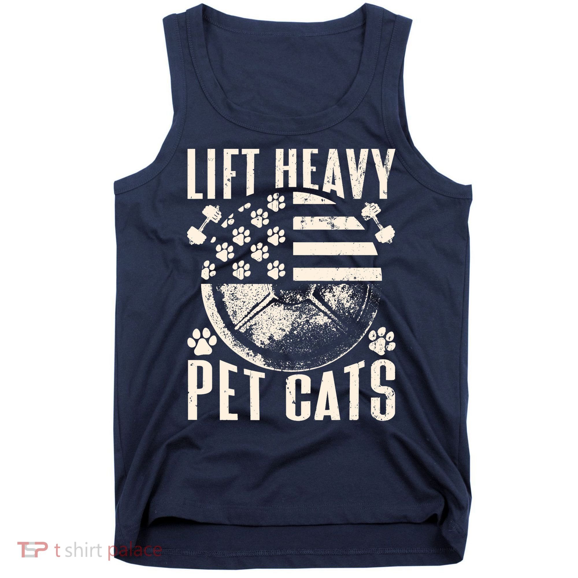Lift Heavy Pet Cats Weightlifting Cat Weight Lifting Tank Top