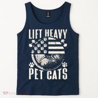 Lift Heavy Pet Cats Weightlifting Cat Weight Lifting Tank Top thumb 2