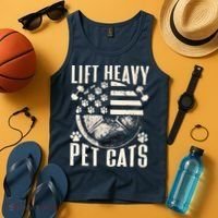 Lift Heavy Pet Cats Weightlifting Cat Weight Lifting Tank Top thumb 4