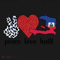 Love Haiti Proud Haitian Flag Haitian Roots Funny Gift Doggie Tank thumb 4