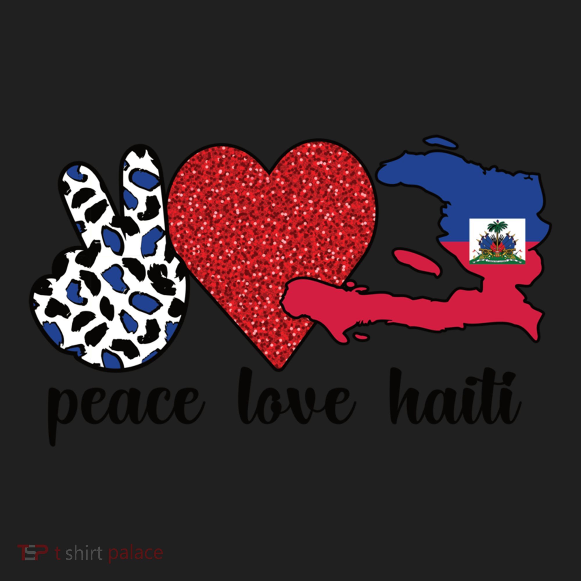 Love Haiti Proud Haitian Flag Haitian Roots Funny Gift Beanie