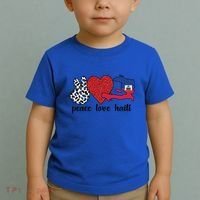 Love Haiti Proud Haitian Flag Haitian Roots Funny Gift Toddler T-Shirt thumb 2