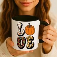 Love Halloween Pumpkin Cute Coffee Mug thumb 3