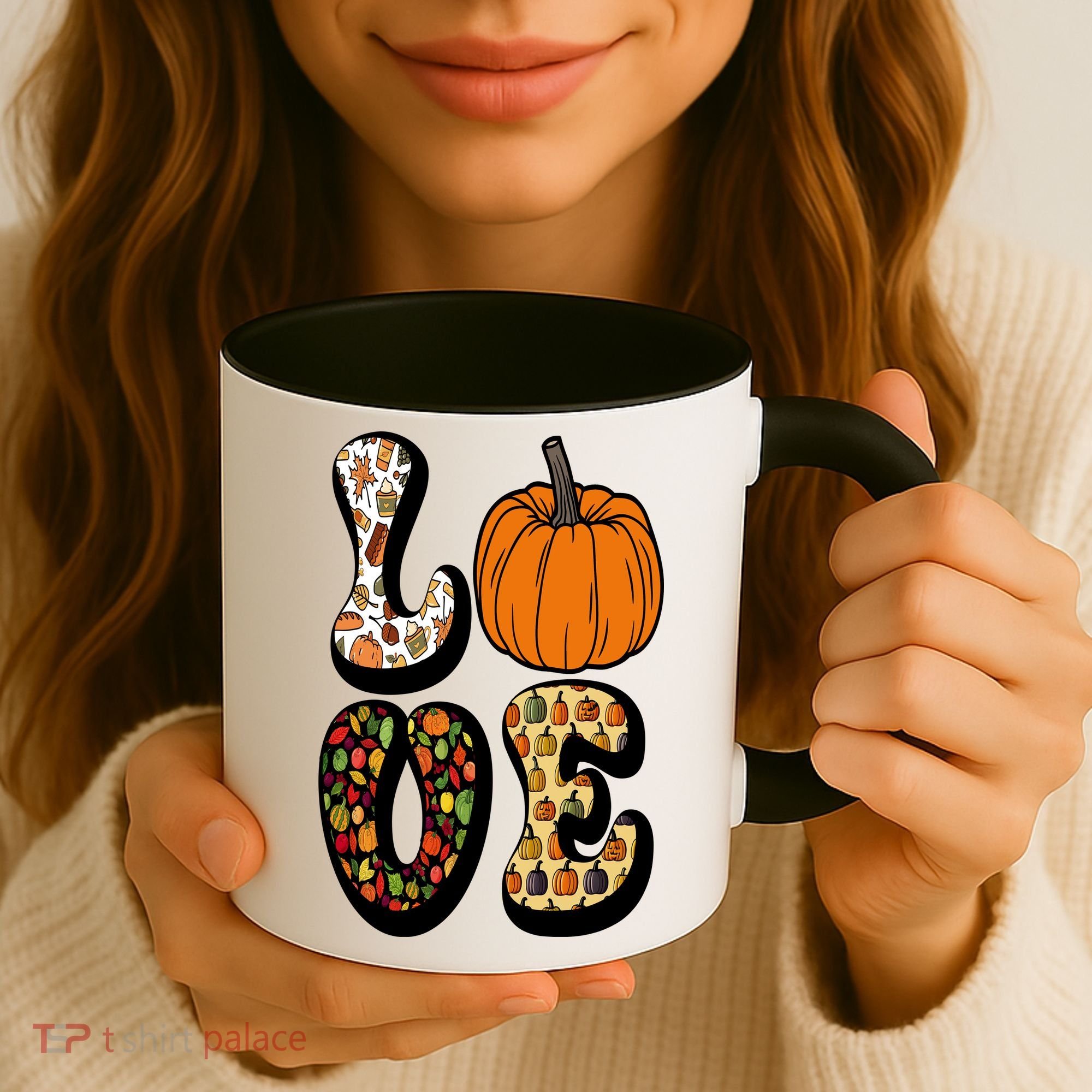 Love Halloween Pumpkin Cute Coffee Mug